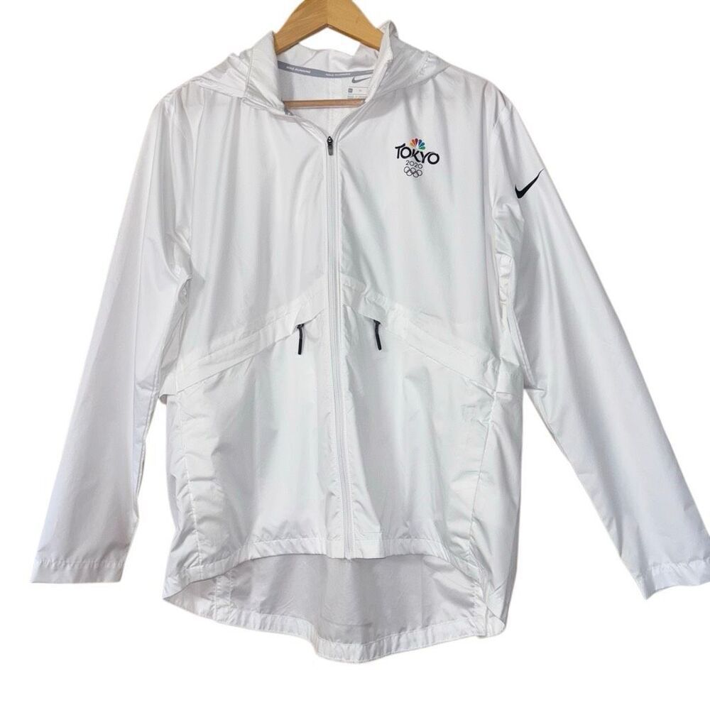 Nike Running Jacket XL White 2020 TOKYO OLYMPICS Women’s MSRP $115